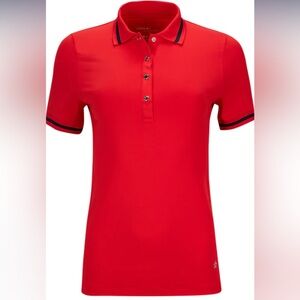 LOHLA Golf Sport Mia RED Short Sleeve Polo Tennis